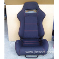 Adjustable cloth Black fabric sports racing seat